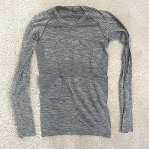 Light gray swiftly long sleeve